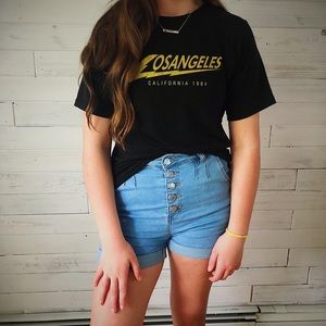 LosAngeles Black tee